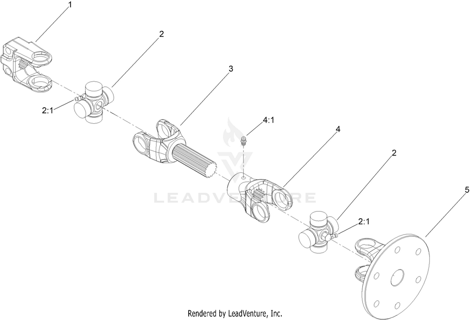 Drivershaft Assembly No. 144-2053