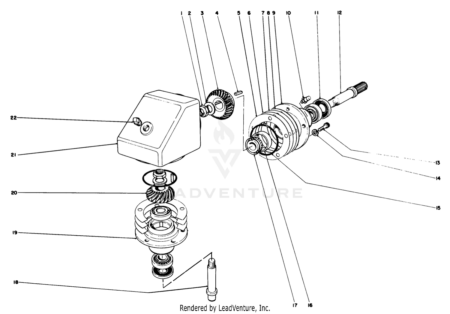Gear Box Assembly No. 8-0909 Cutting Unit Model No. 30564, 30555, 30568  30575