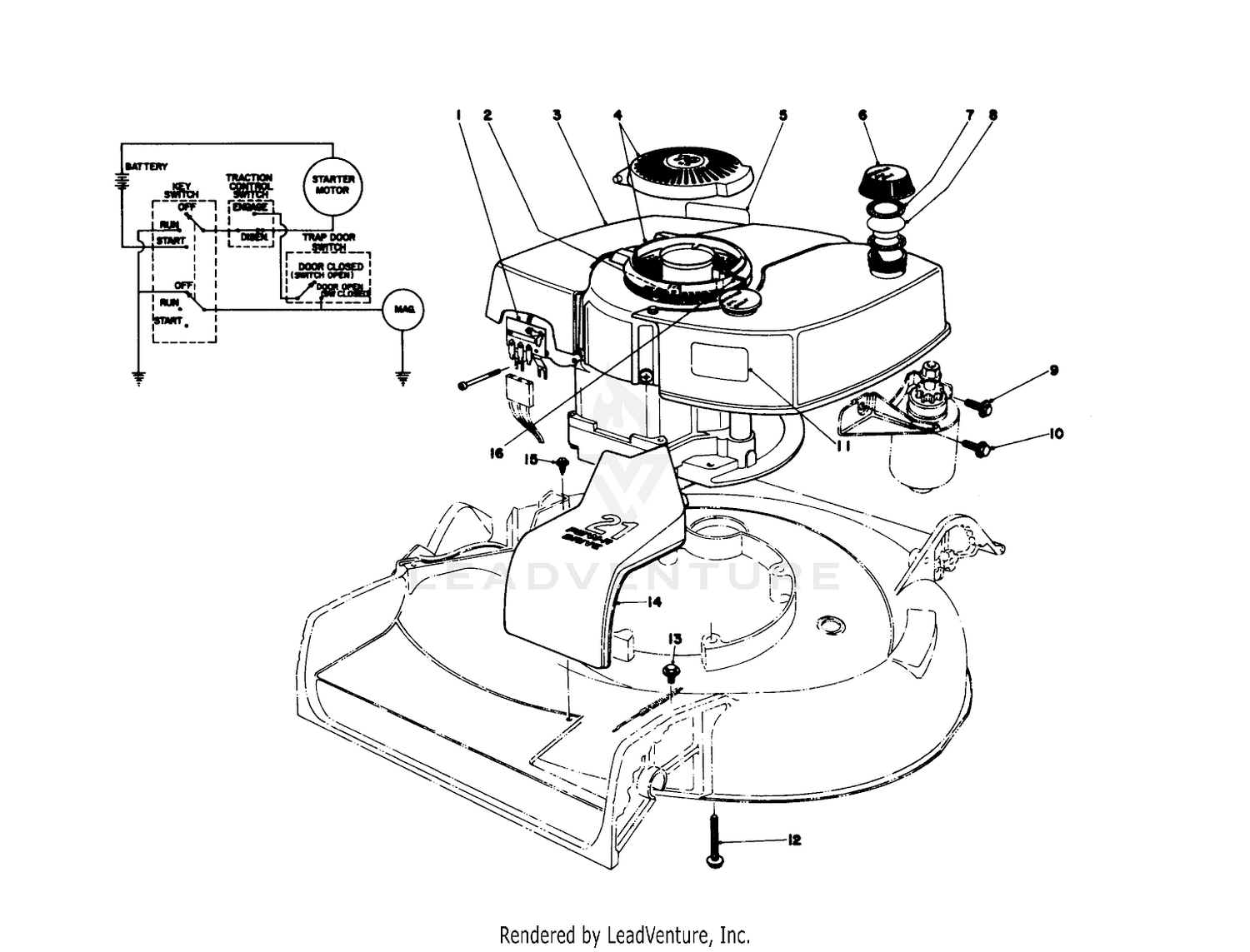 Engine Assembly Model No. 21711