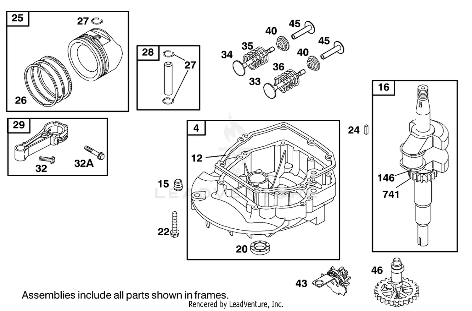 Engine Briggs  Stratton Model 12j805-2370-B1 2