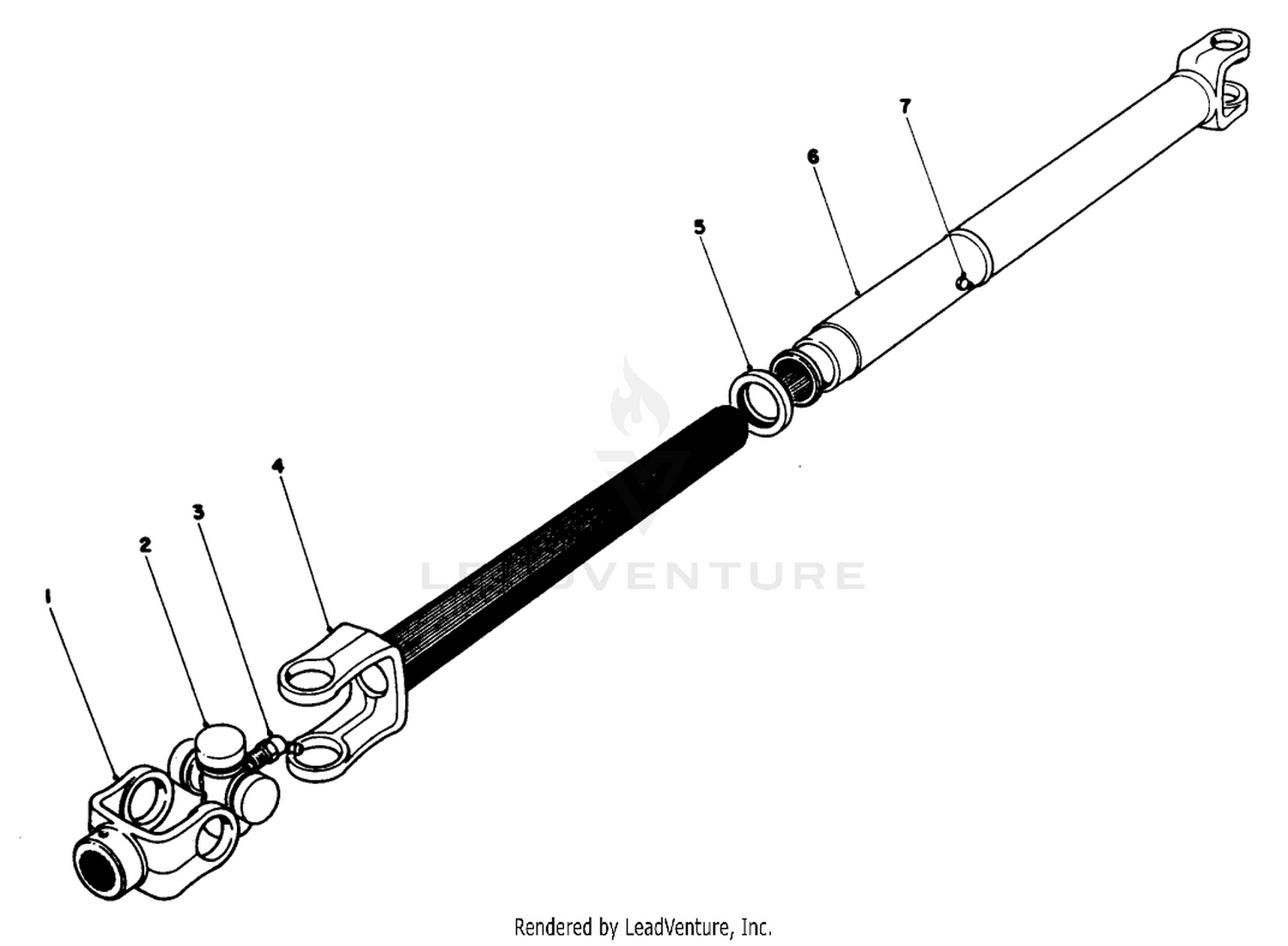 Drive Shaft Assembly No. 21-3090