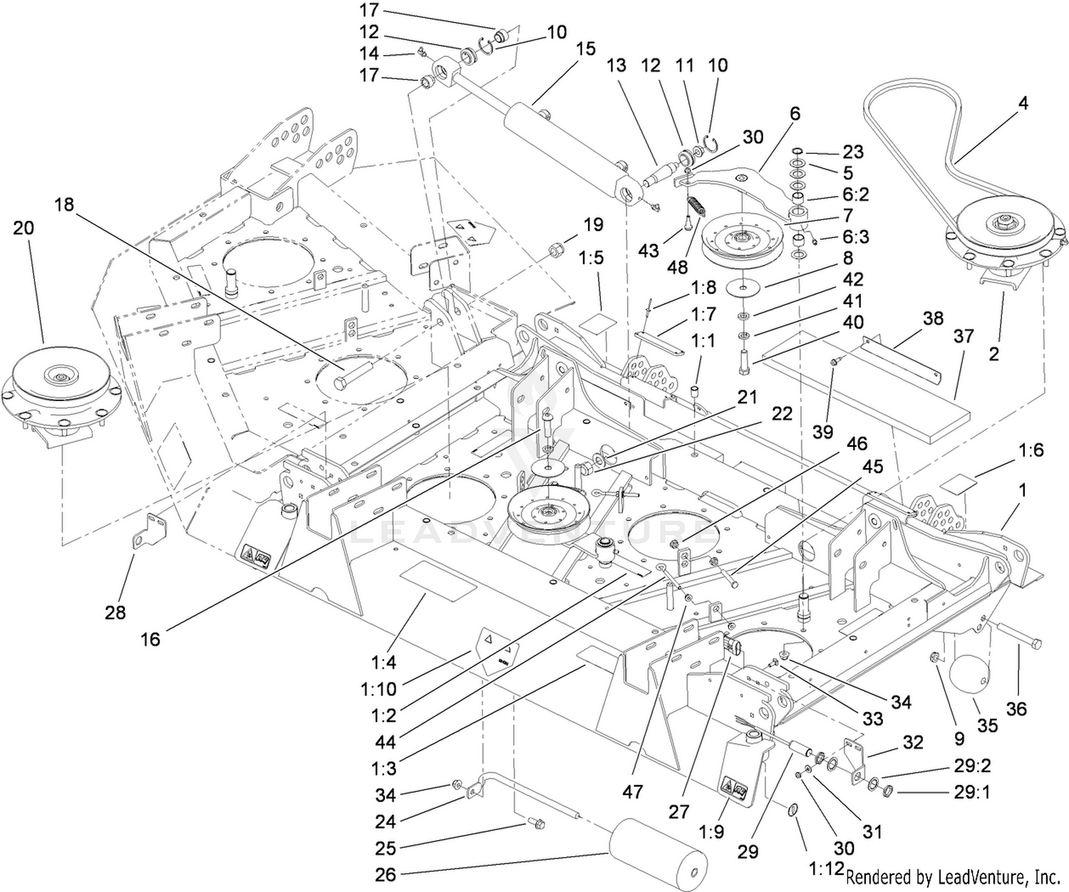 Center Deck Assembly