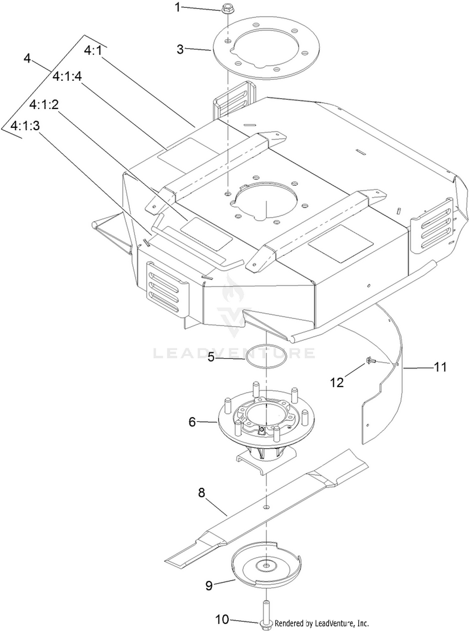 Spindle, Blade and Chamber Assembly