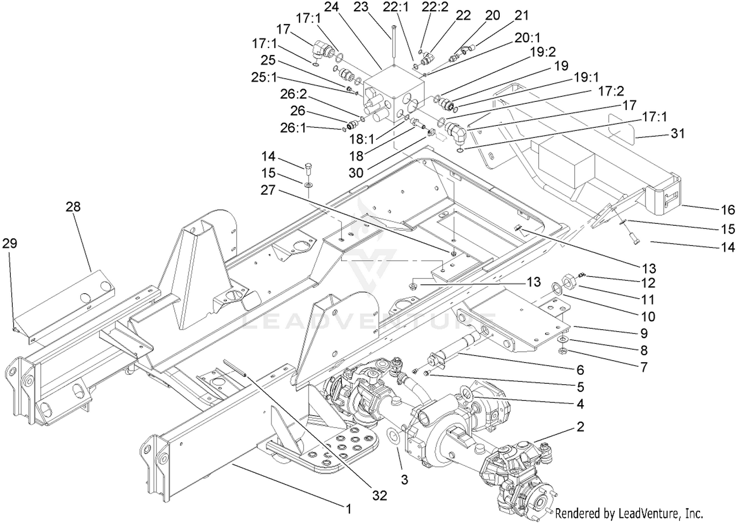 Frame and Bumper Assembly