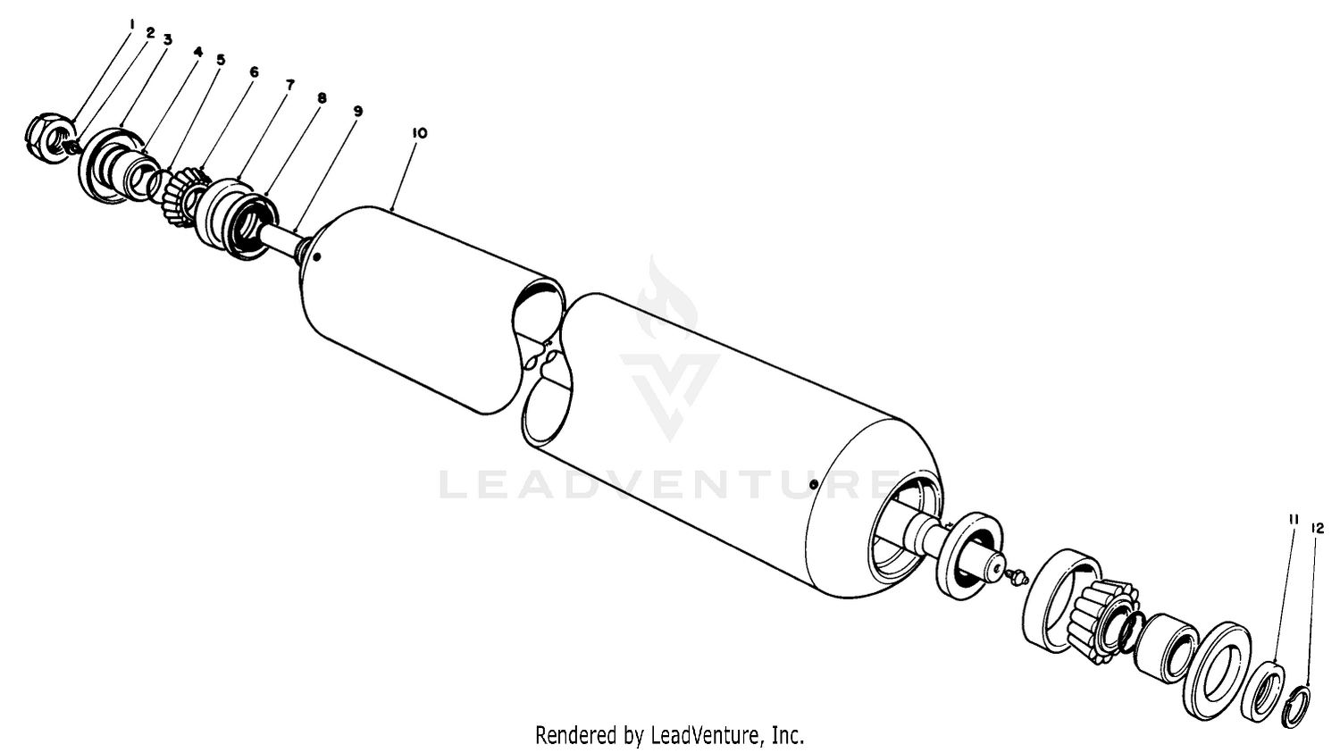Rear Roller Assembly No. 59-5630