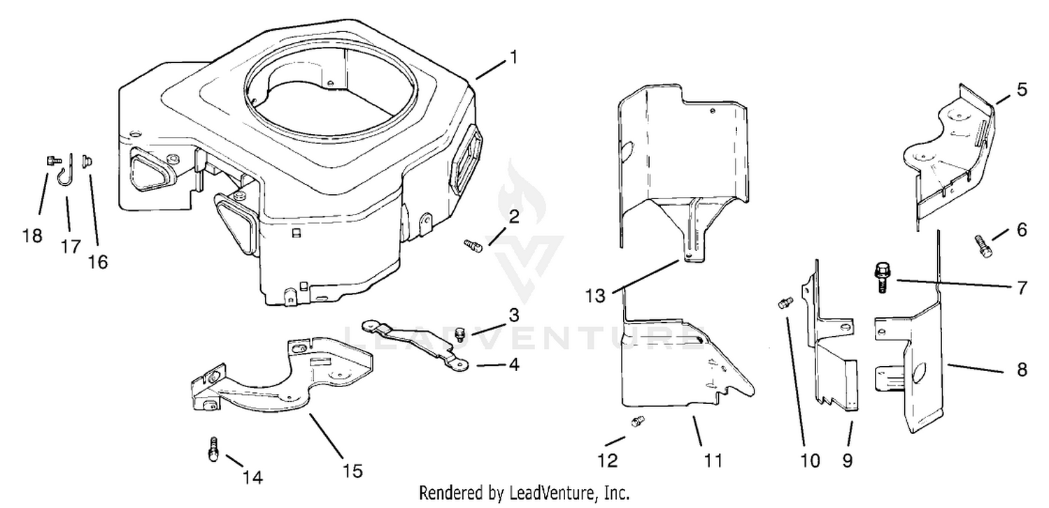 Blower Housing  Baffles