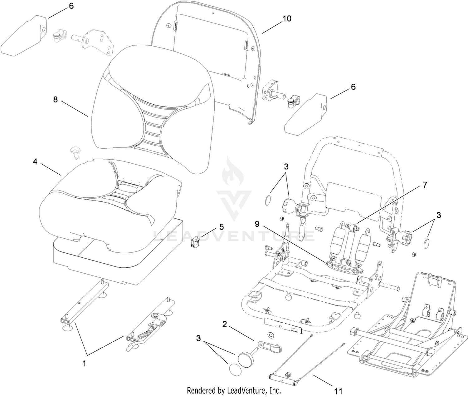 Seat Assembly No. 107-2286