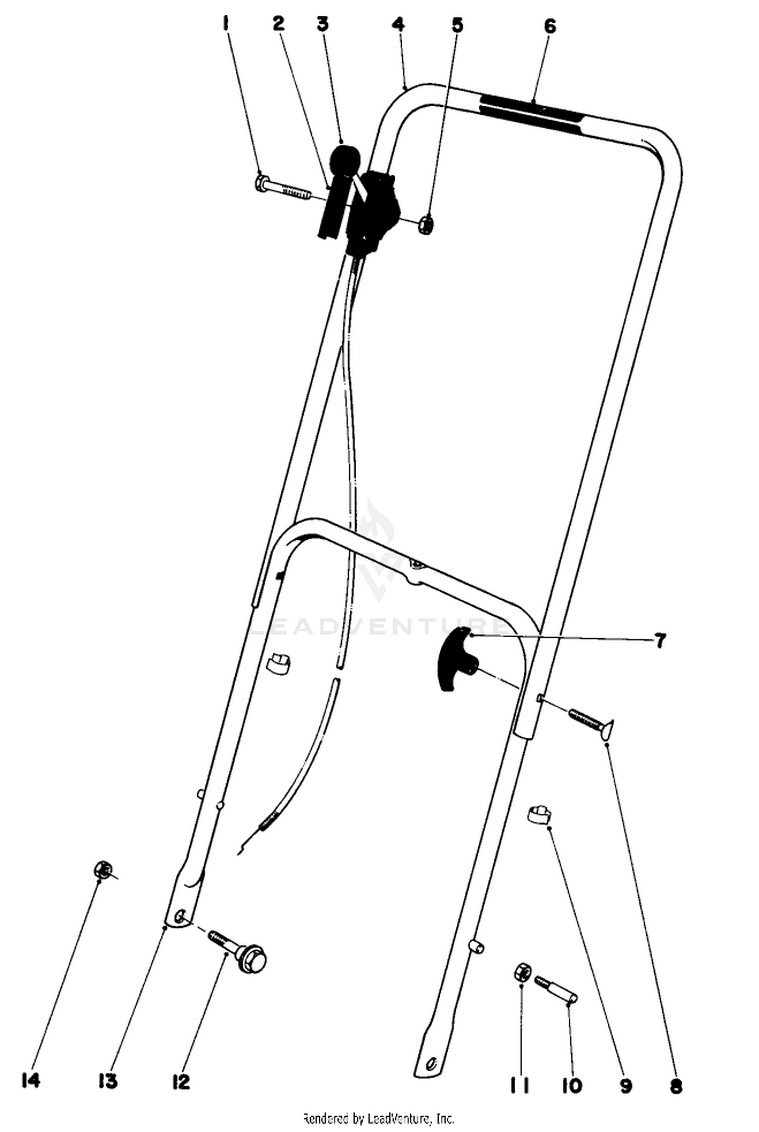 Handle Assembly Model 16009 And 16113