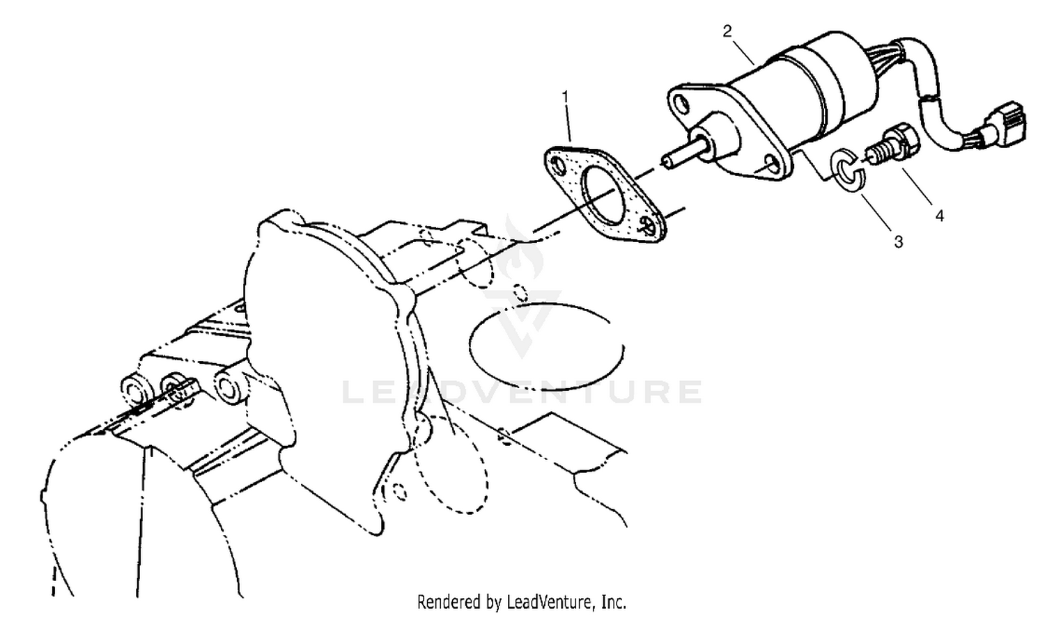Stop Solenoid and Fuel Pump Assembly