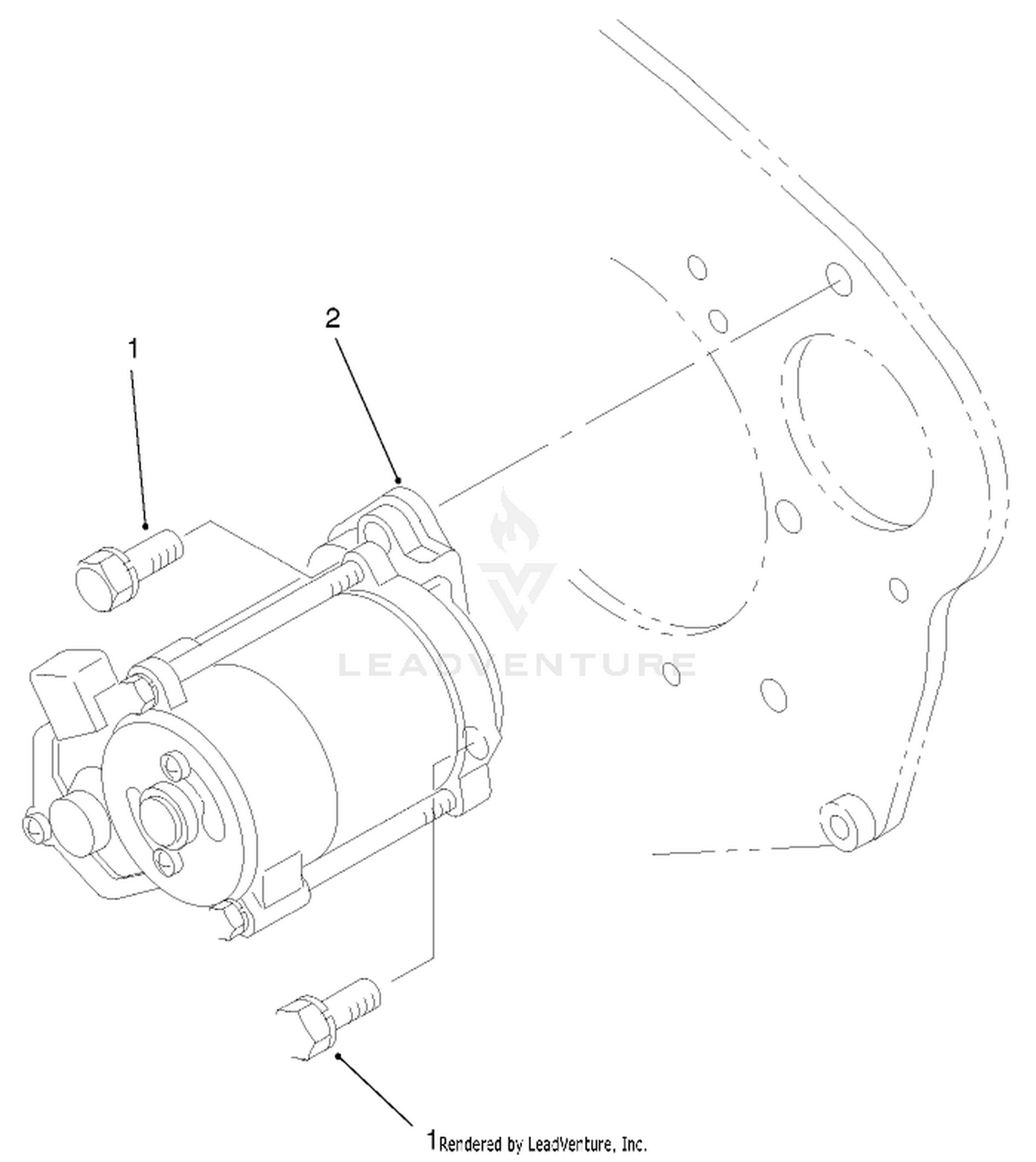Starter Mount Assembly