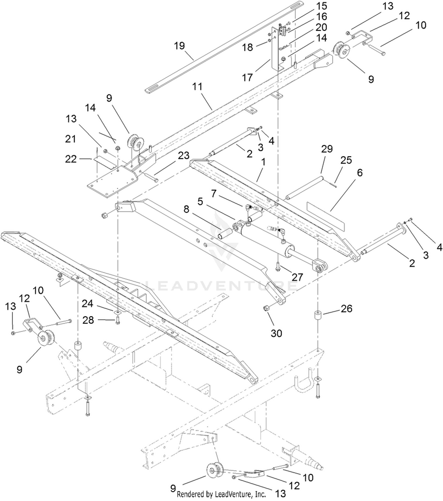 Rear Cross Channel Assembly