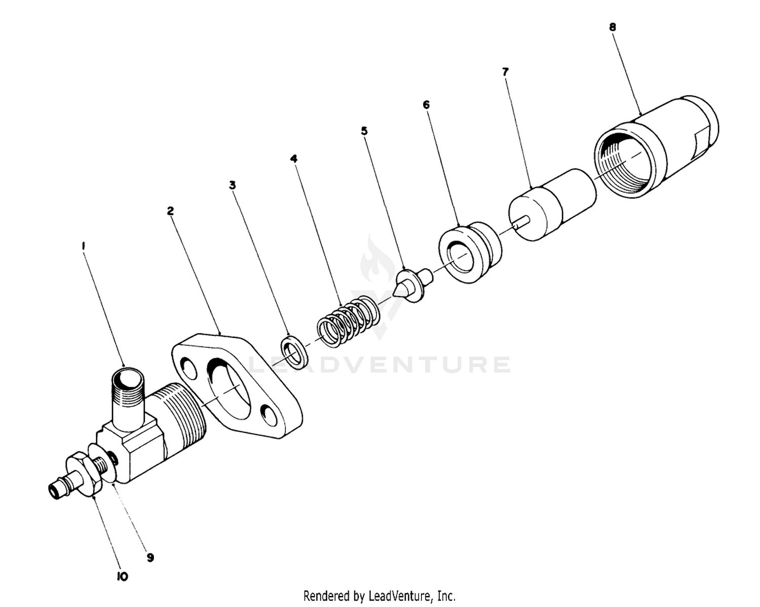 Nozzle  Holder Assembly No. 44-8070