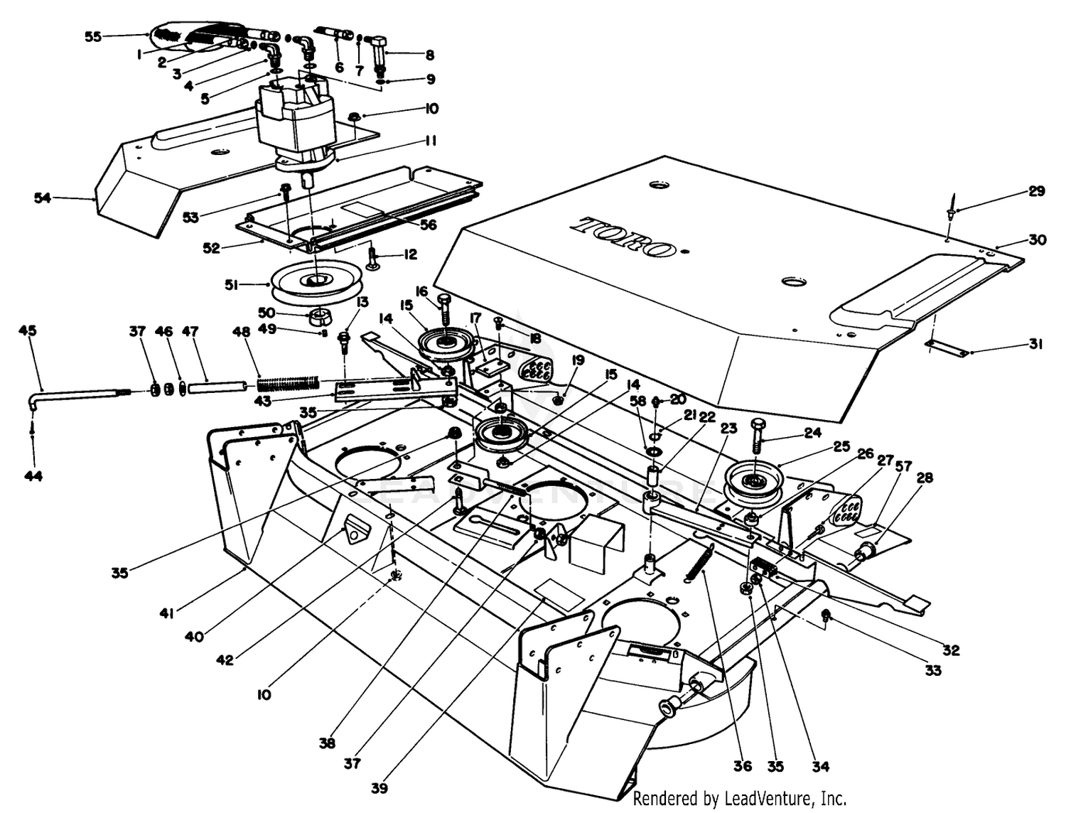Center Deck Model No. 30592