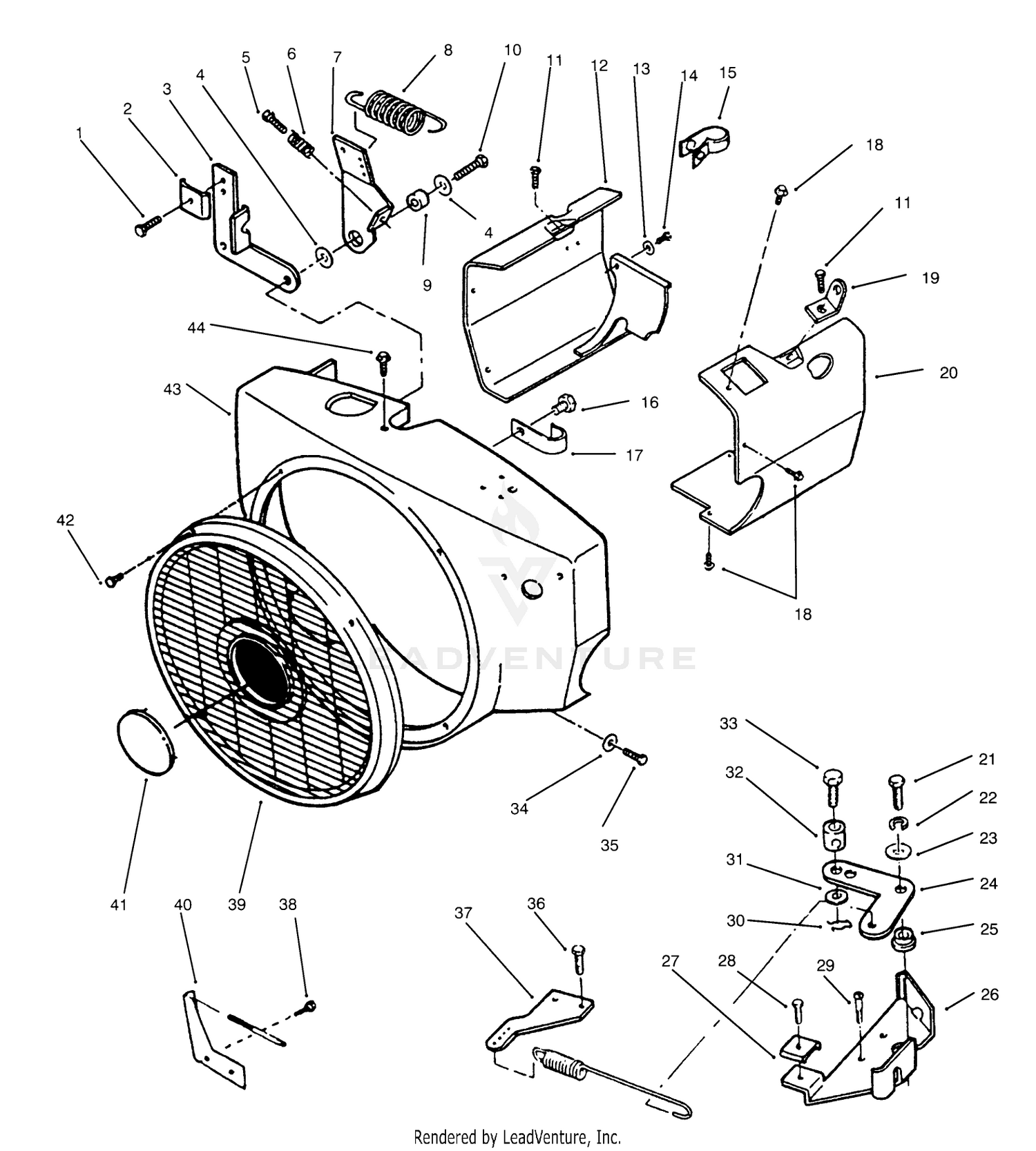 Blower Housing And Governor