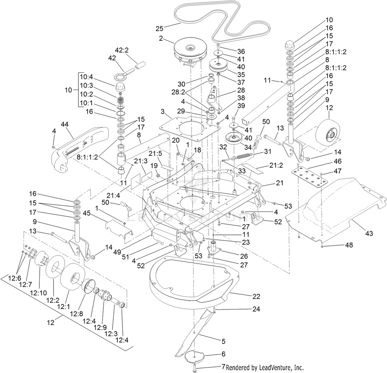 RH Wing Deck Assembly
