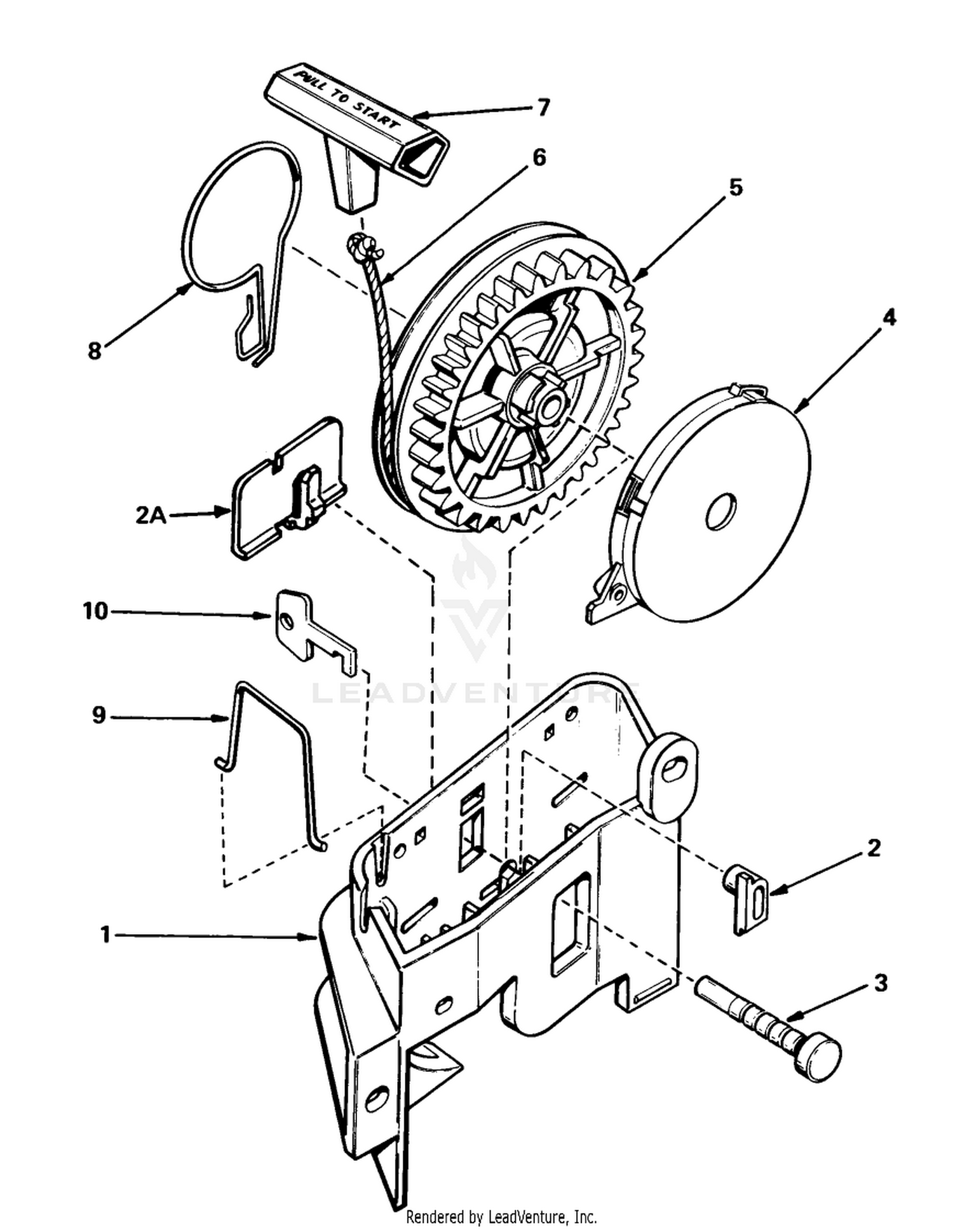 Rewind Starter No. 590531