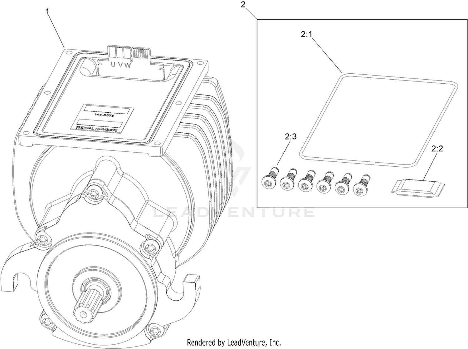 7 Inch Fairway REM (Motor) Assembly No. 161-0347