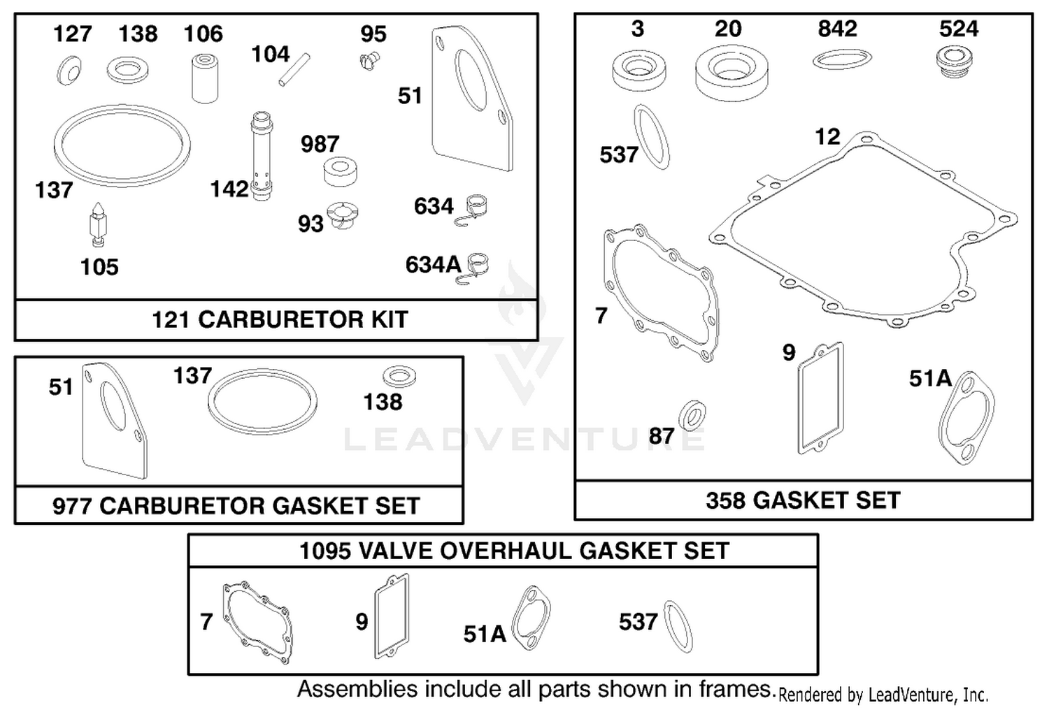 Engine Briggs  Stratton Model 28m707-1122-E1 9