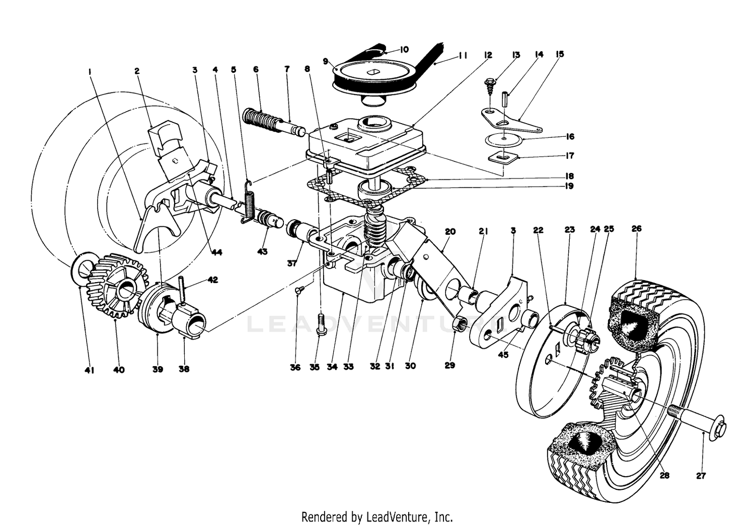 Gear Box Assembly Model 16320