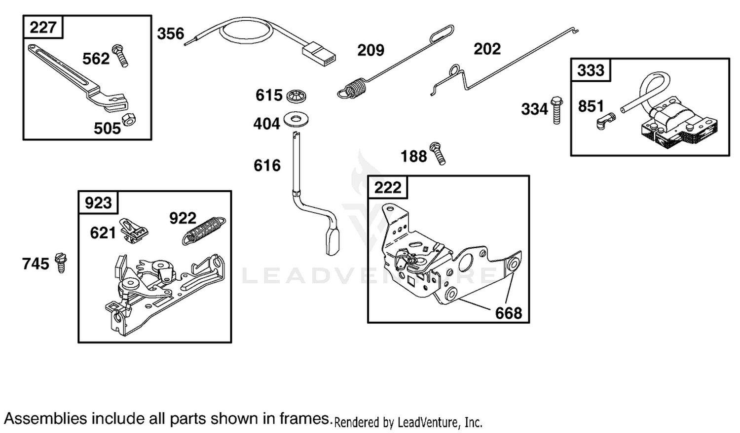Engine Briggs  Stratton Model 12h802-1767-E1 4