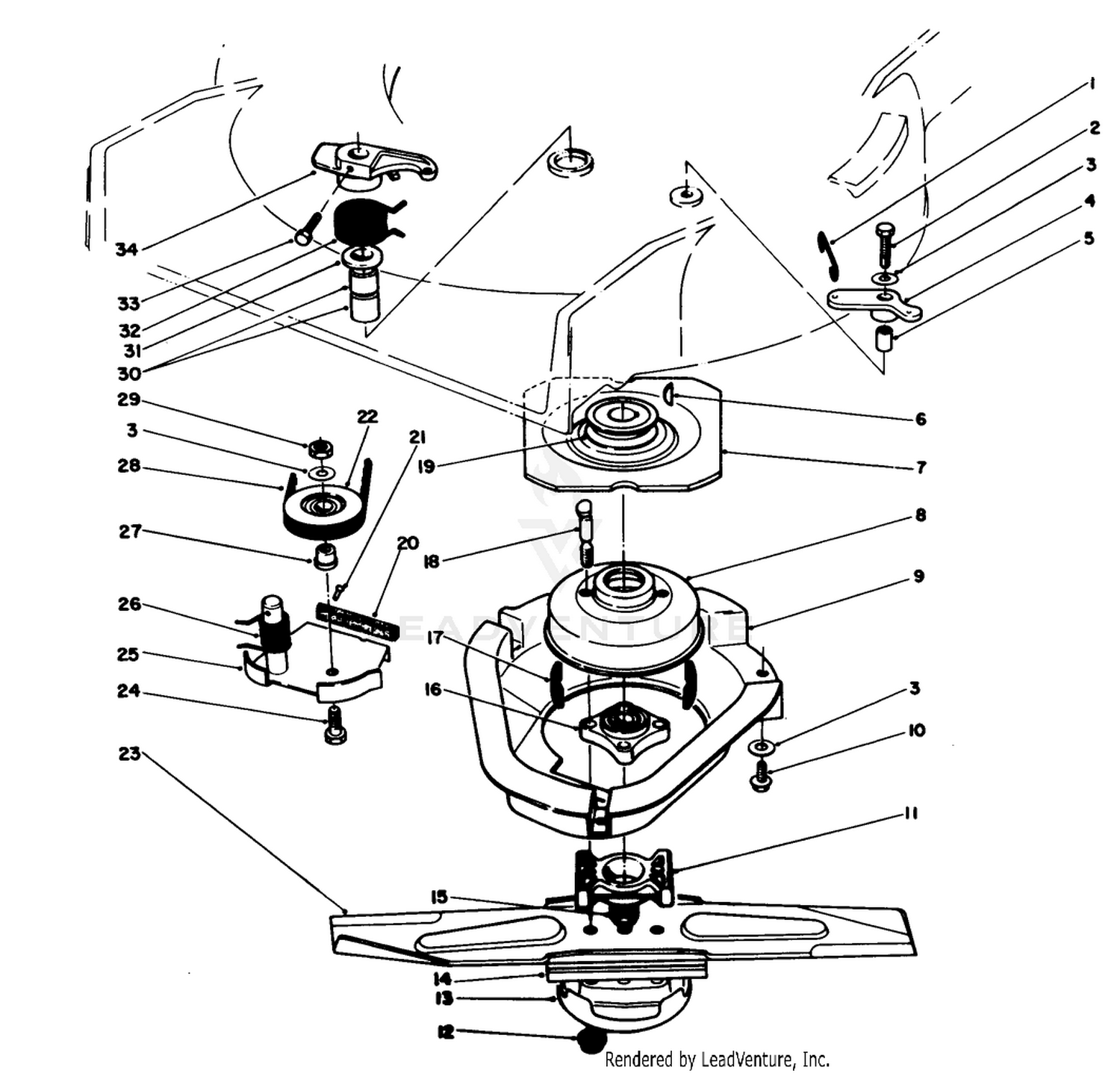 Blade Brake Clutch Assembly