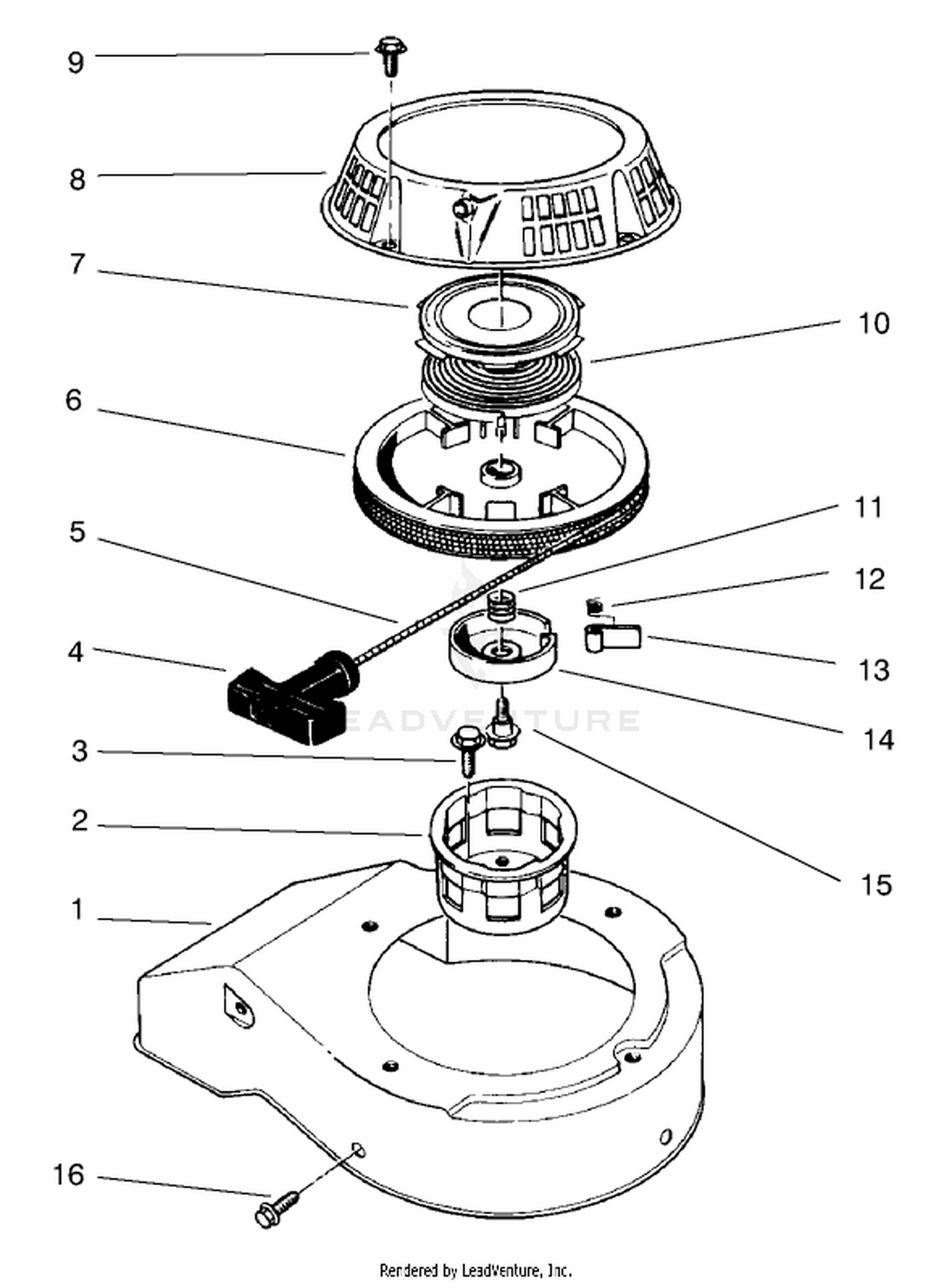 Recoil Assembly (model No. 47pt7-3)