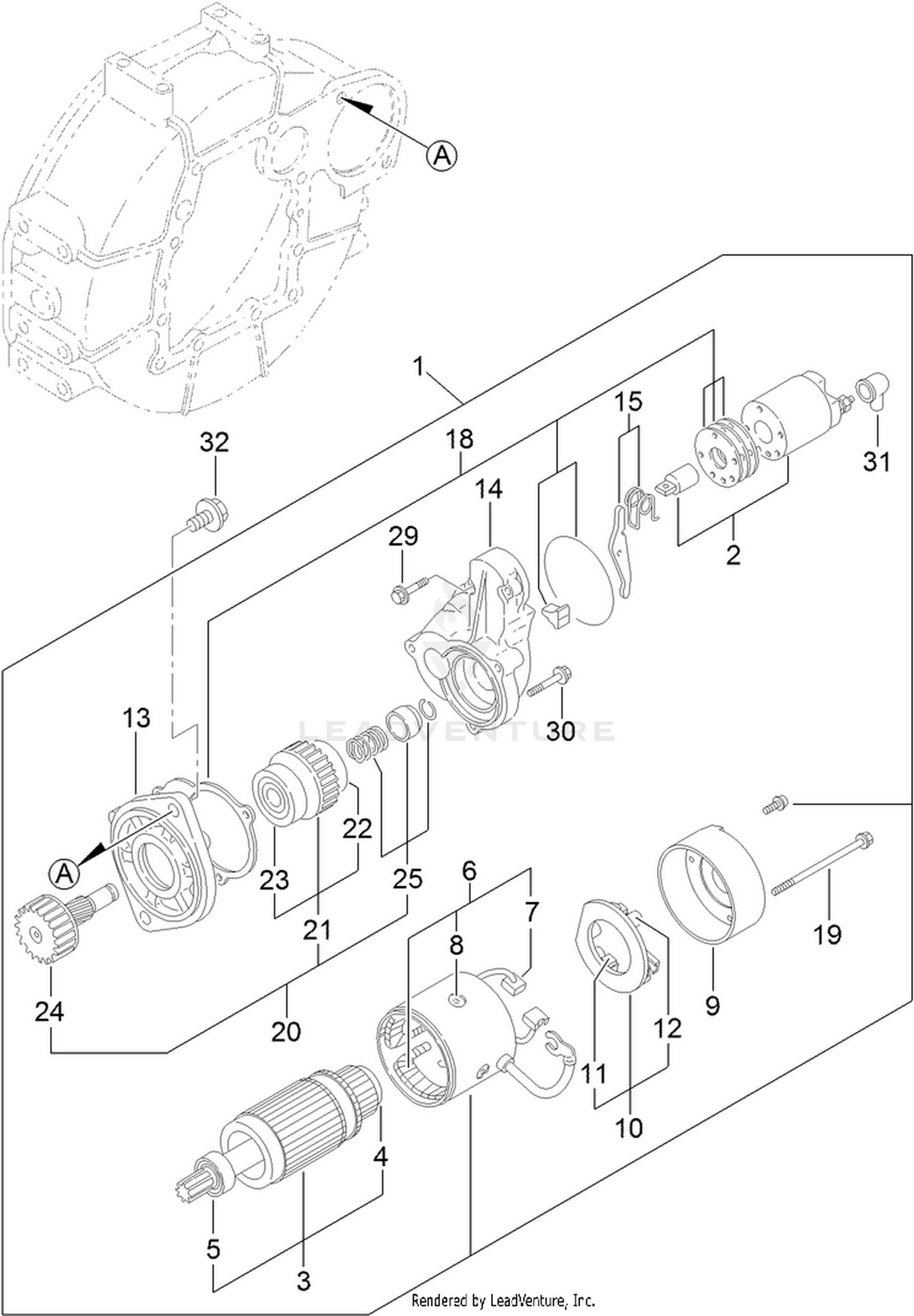 Starting Motor Assembly