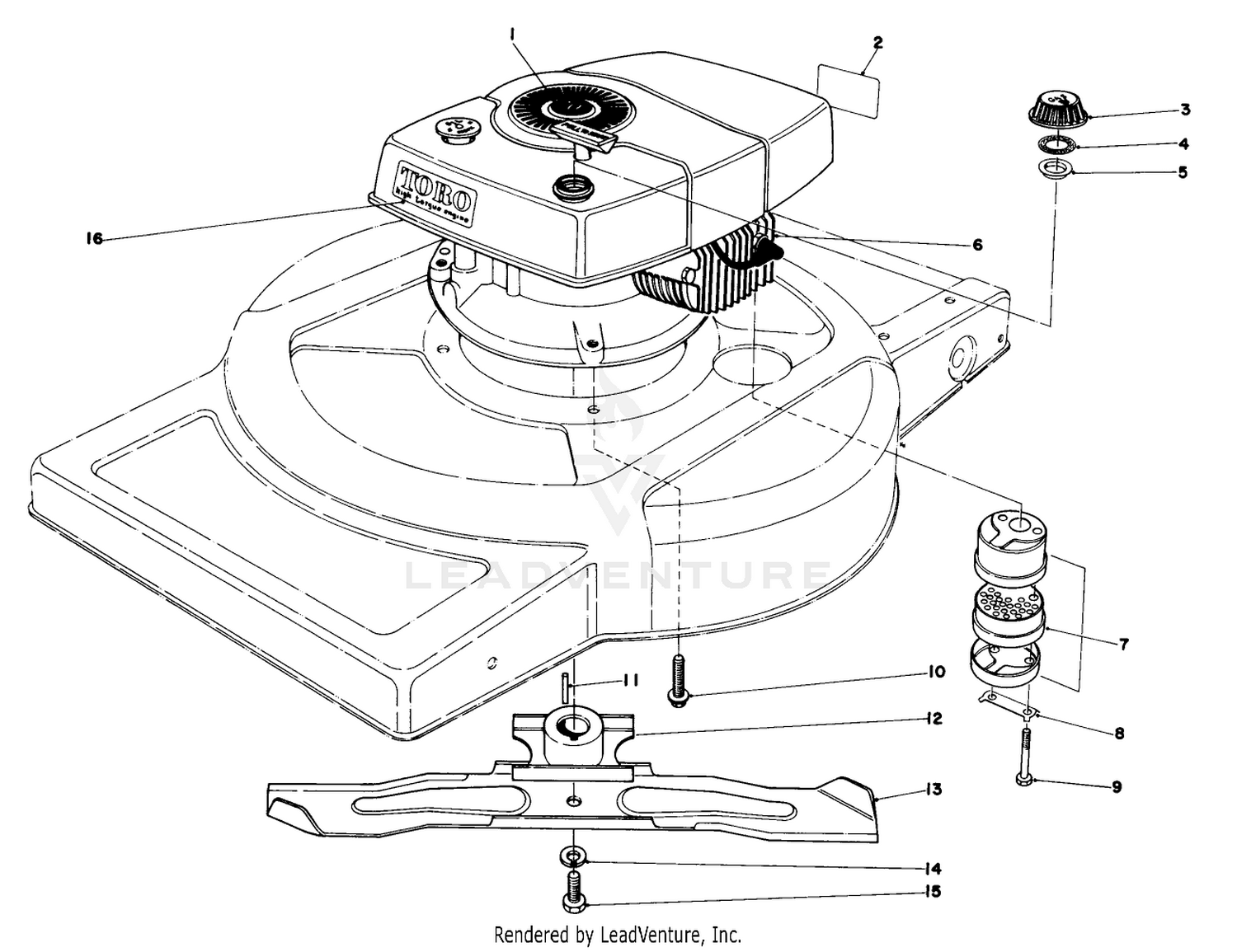 Engine Assembly Model 18015