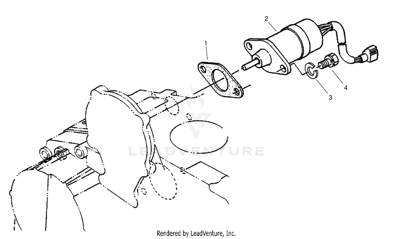 Stop Solenoid and Fuel Pump Assembly