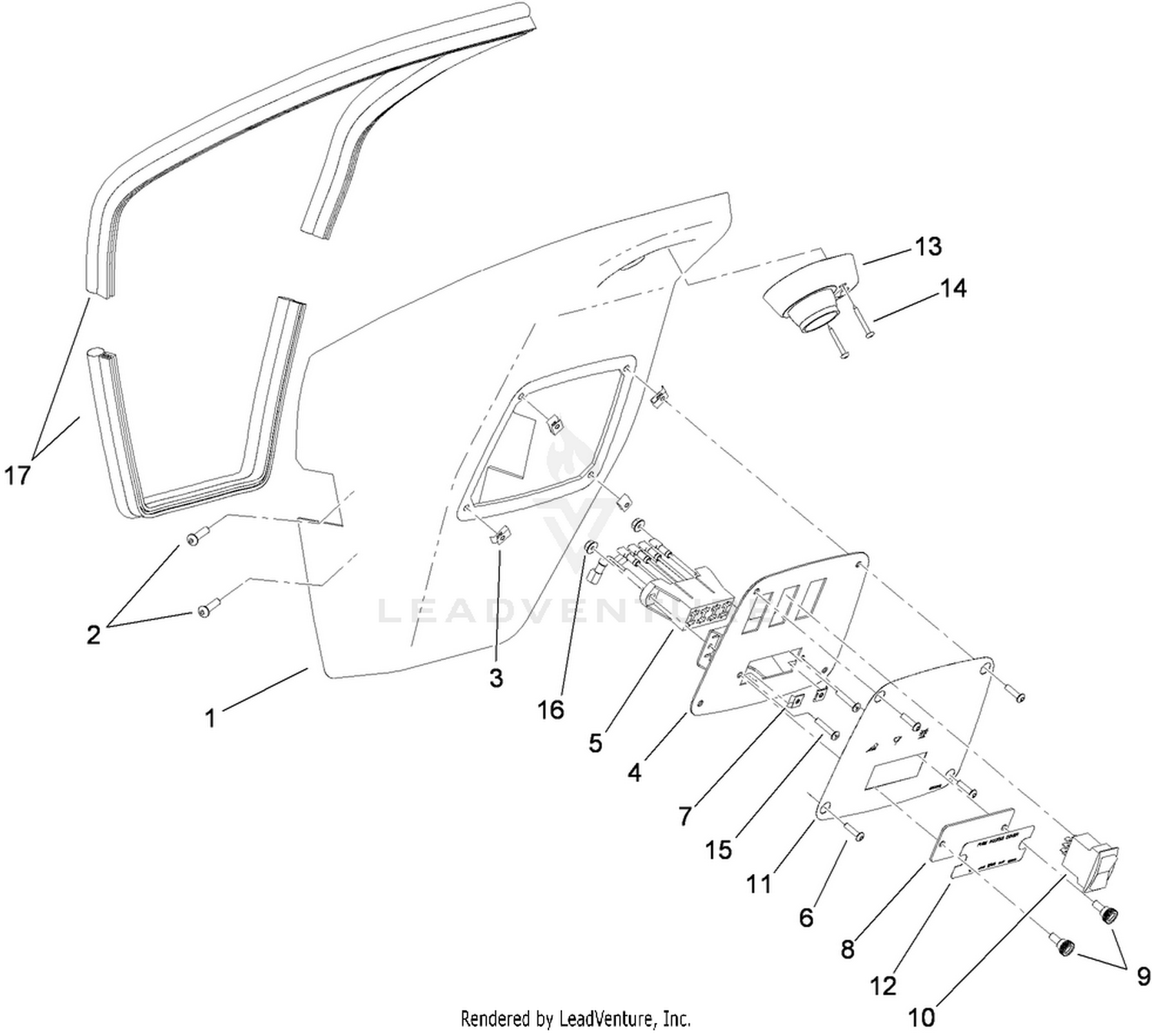 Overhead Console Assembly