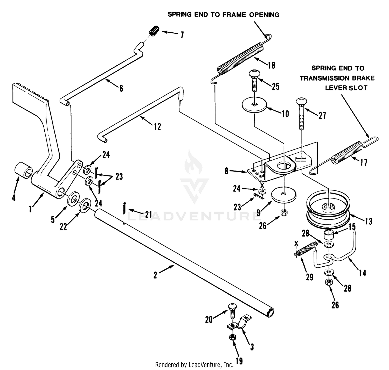 Brake  Idler Assembly (212-5)