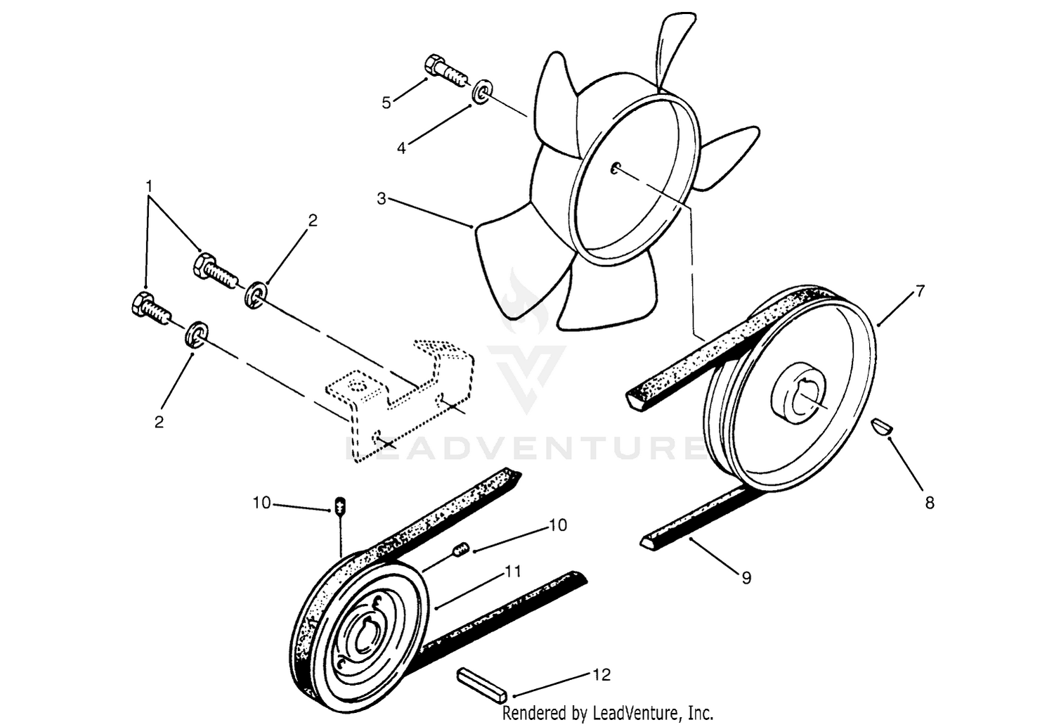 Drive Belt And Pulleys