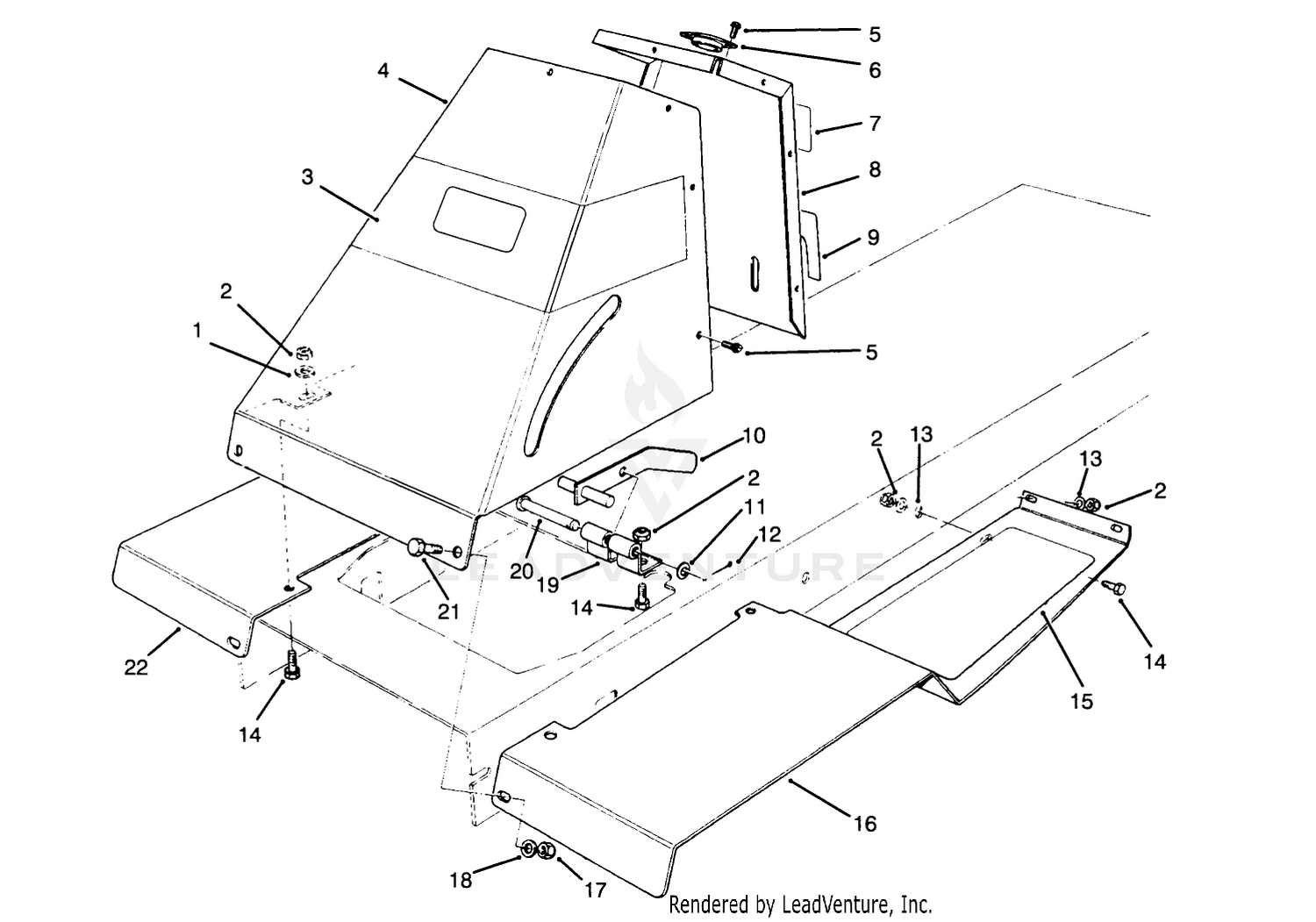 Front Tower Assembly