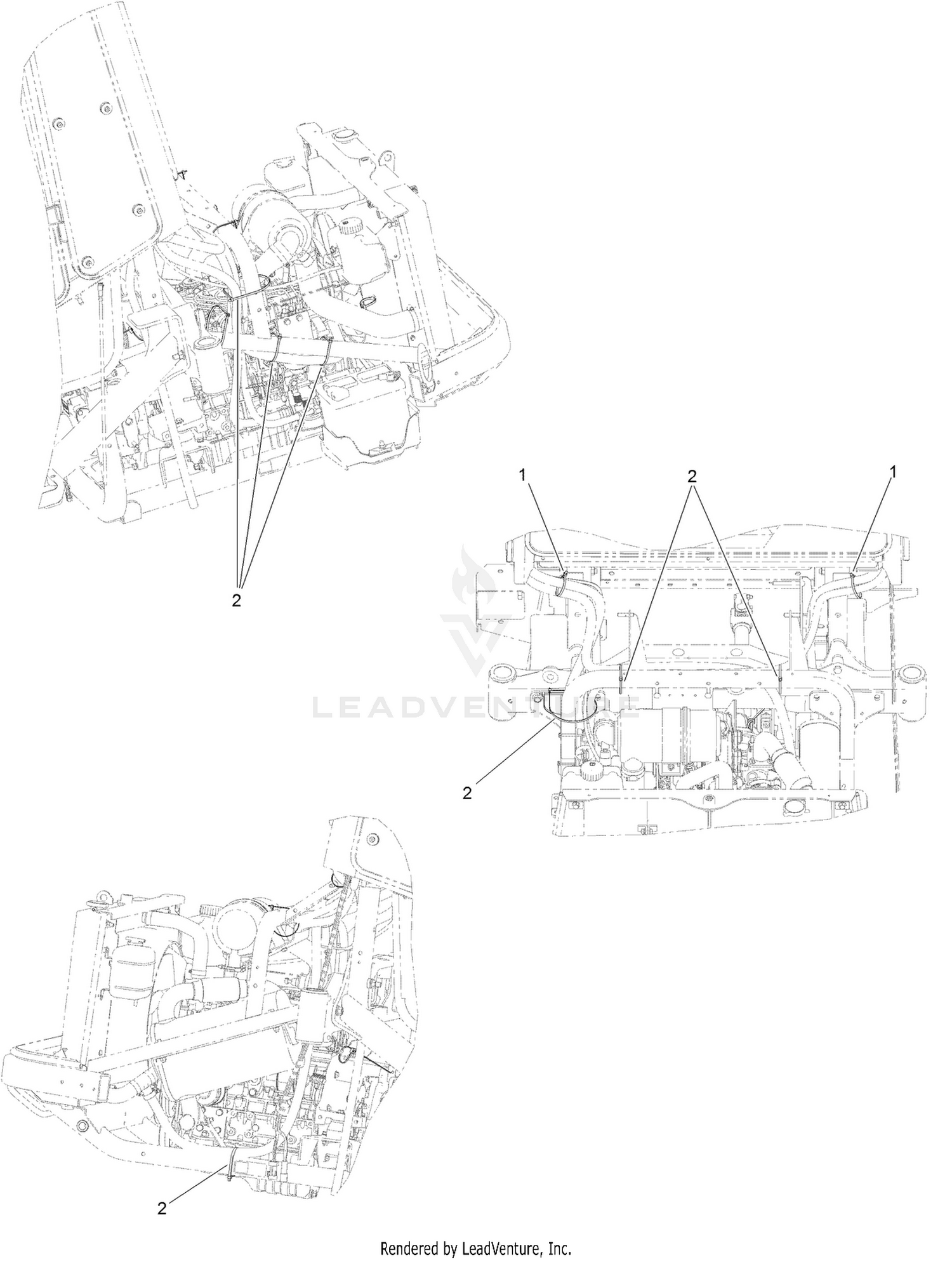Cab Cable Tie Assembly