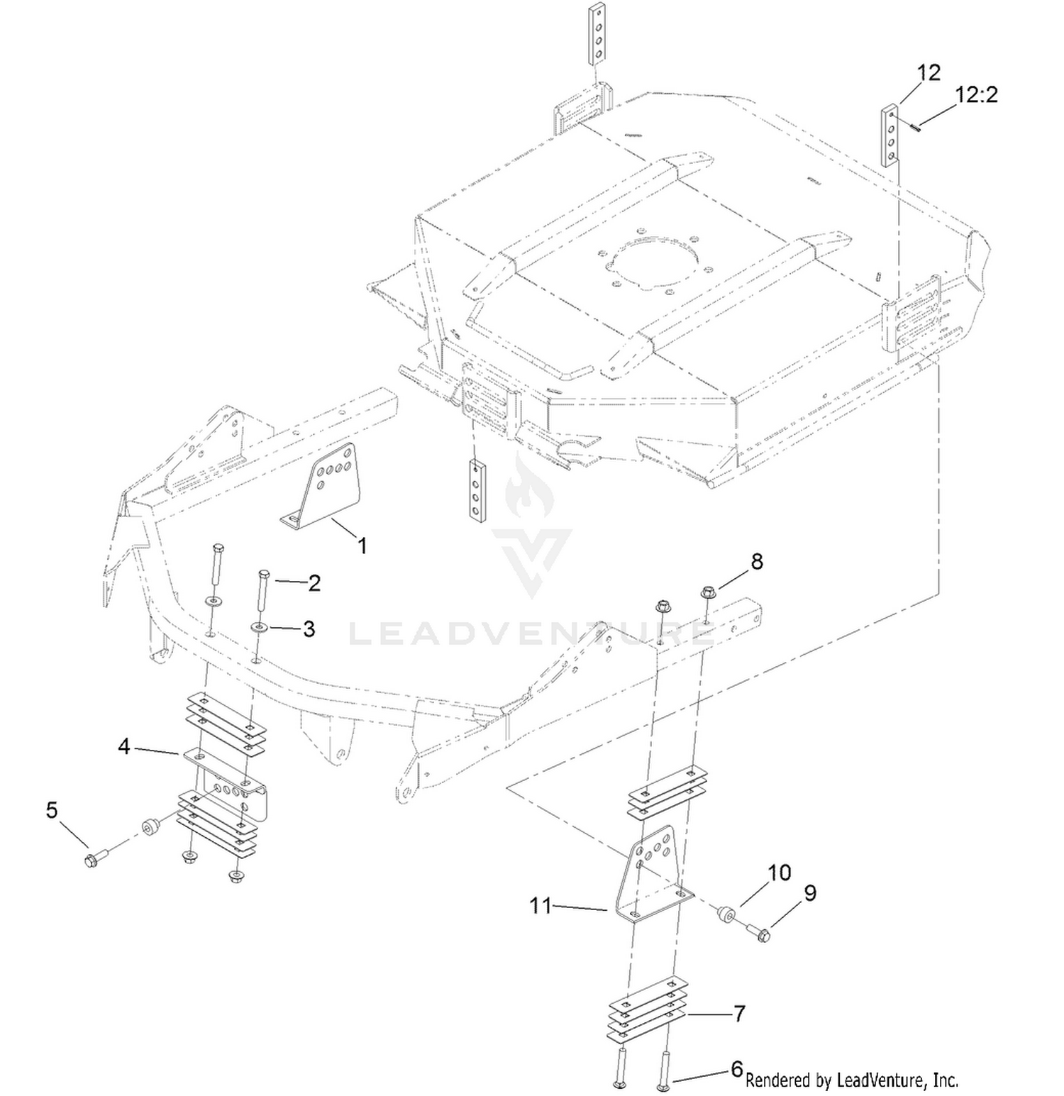 Height-of-Cut Bracket Assembly