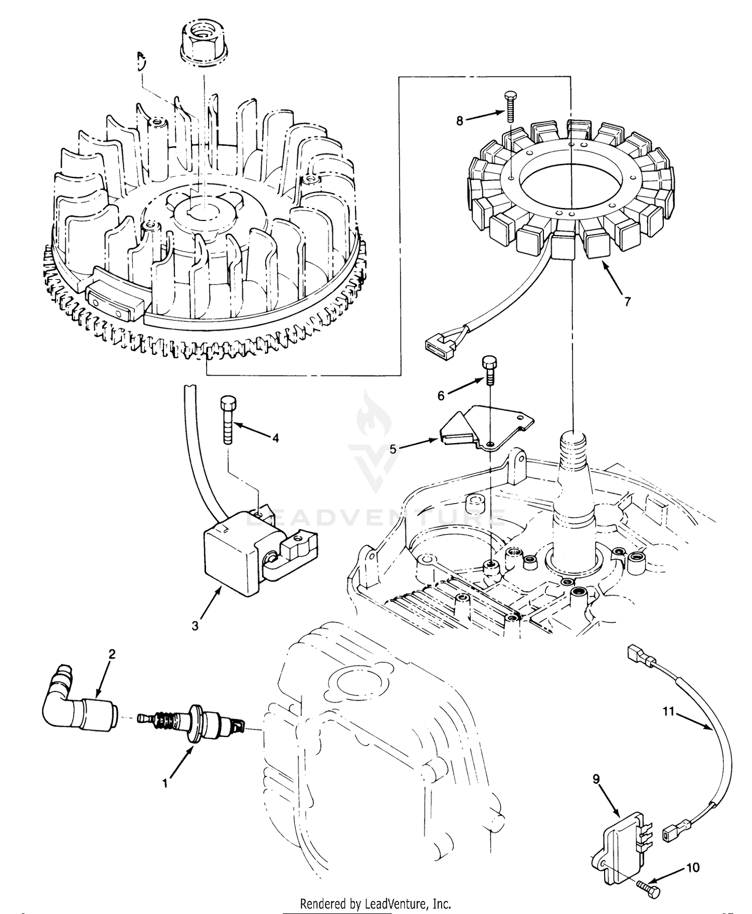14hp Engine Ignition Assembly