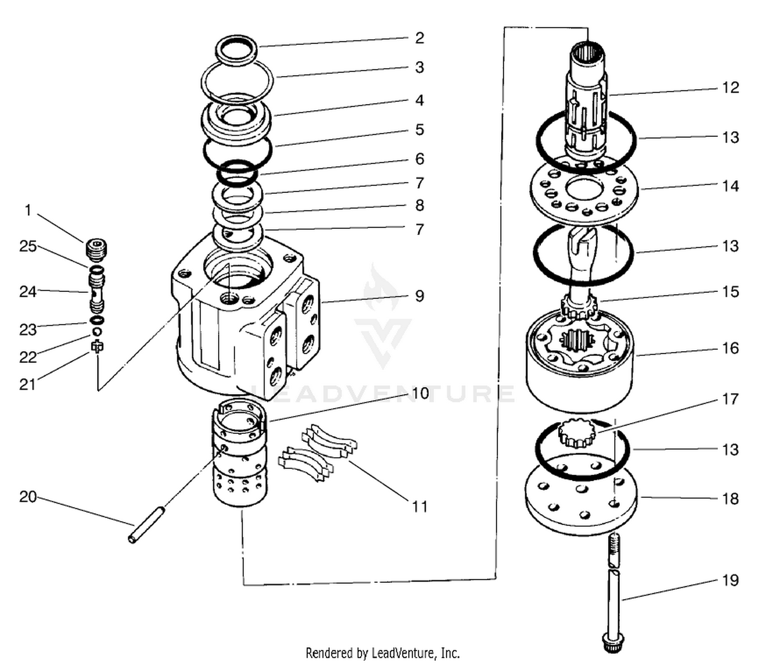 Power Steering Valve No. 92-9729