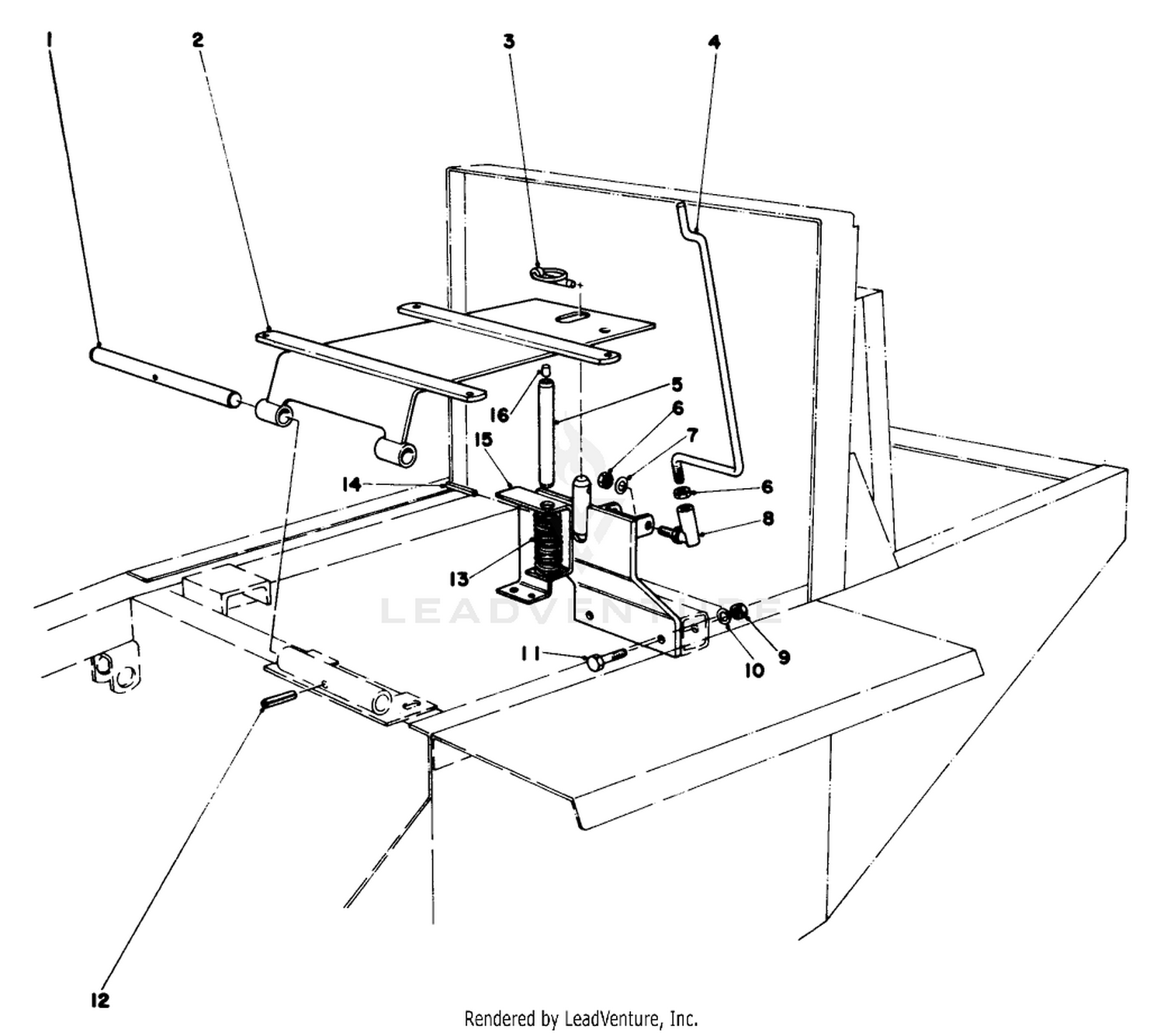 Standard Seat Kit Model No. 30785 (continued)