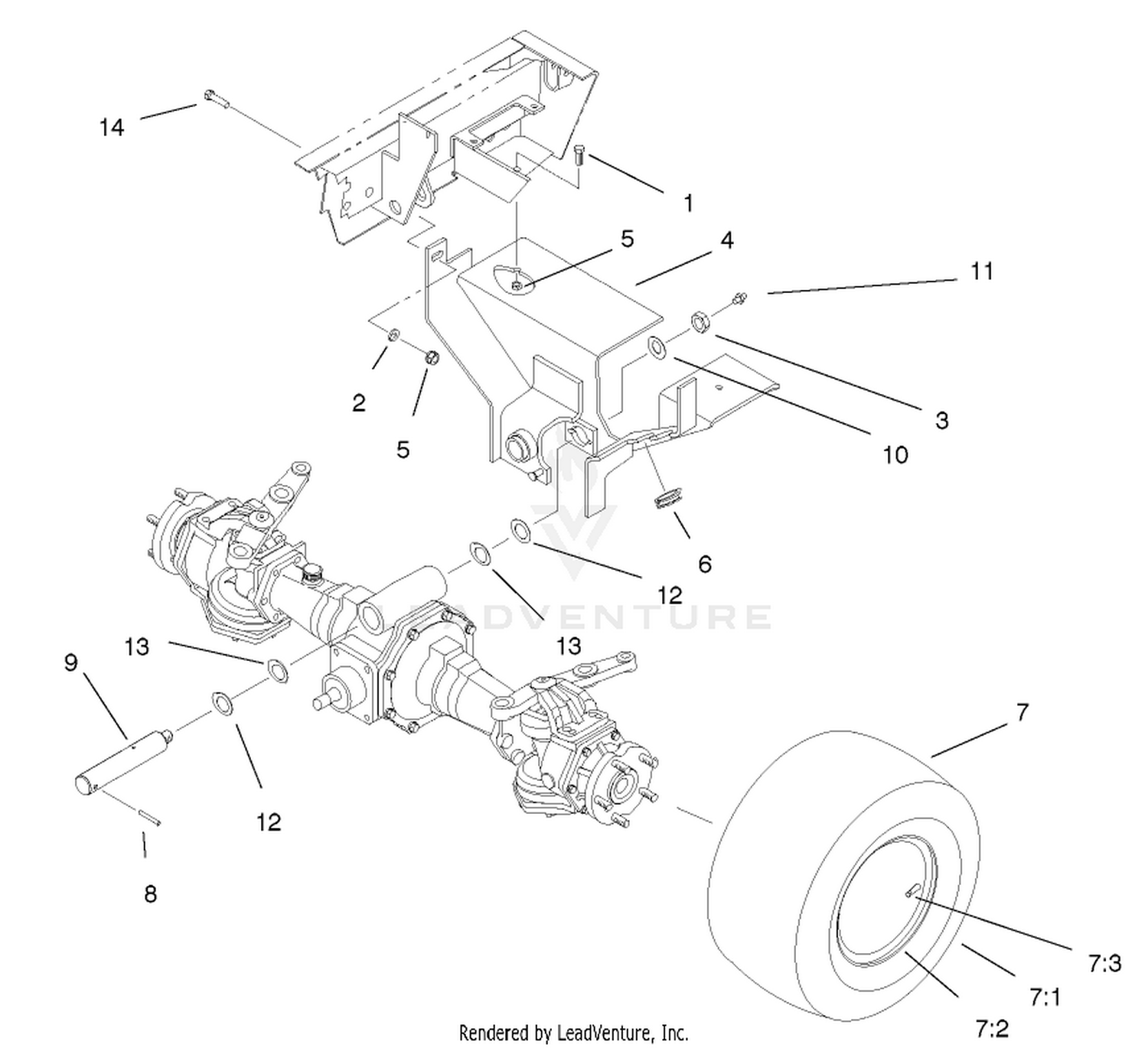 Rear Axle Support