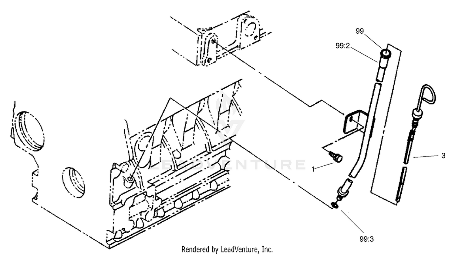 Dipstick and Guide Assembly