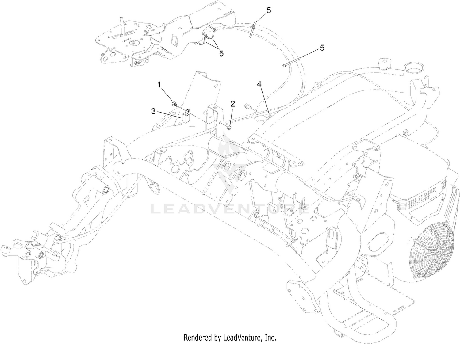 Console Cable Routing Assembly