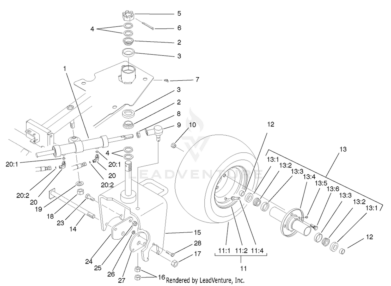 Rear Wheel Assembly