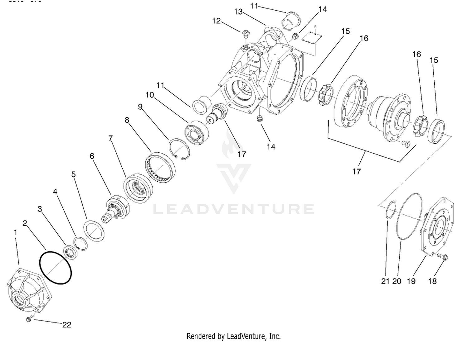 4wd Axle-Housing Assembly