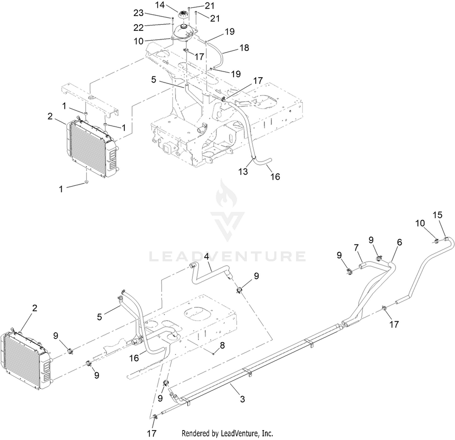 Cooling System Assembly