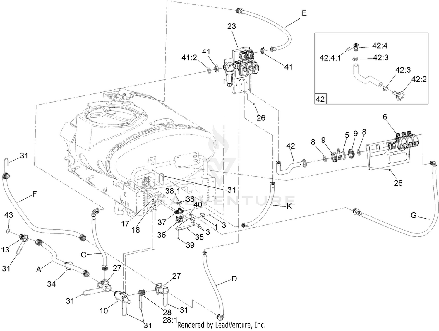 Spray Tank Valve Assembly