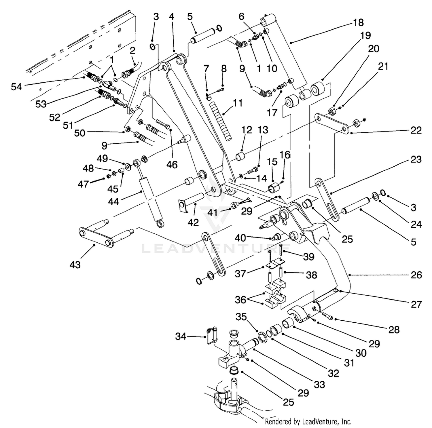 Lift Arm Assembly-No. 6  7