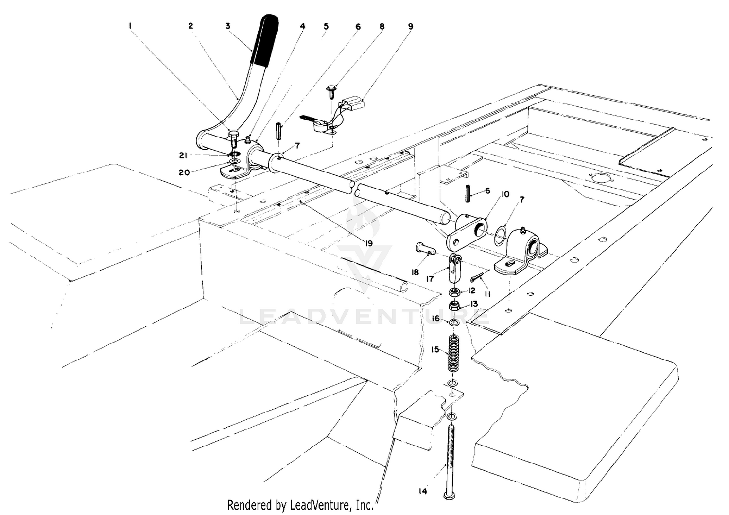 Power Take Off Lever Assembly