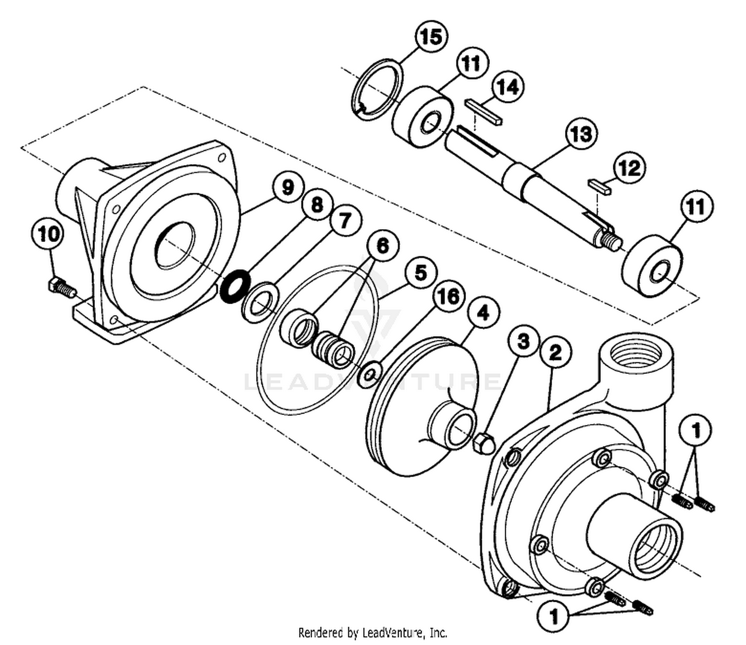 CENTRIFUGAL PUMP (93-0848)