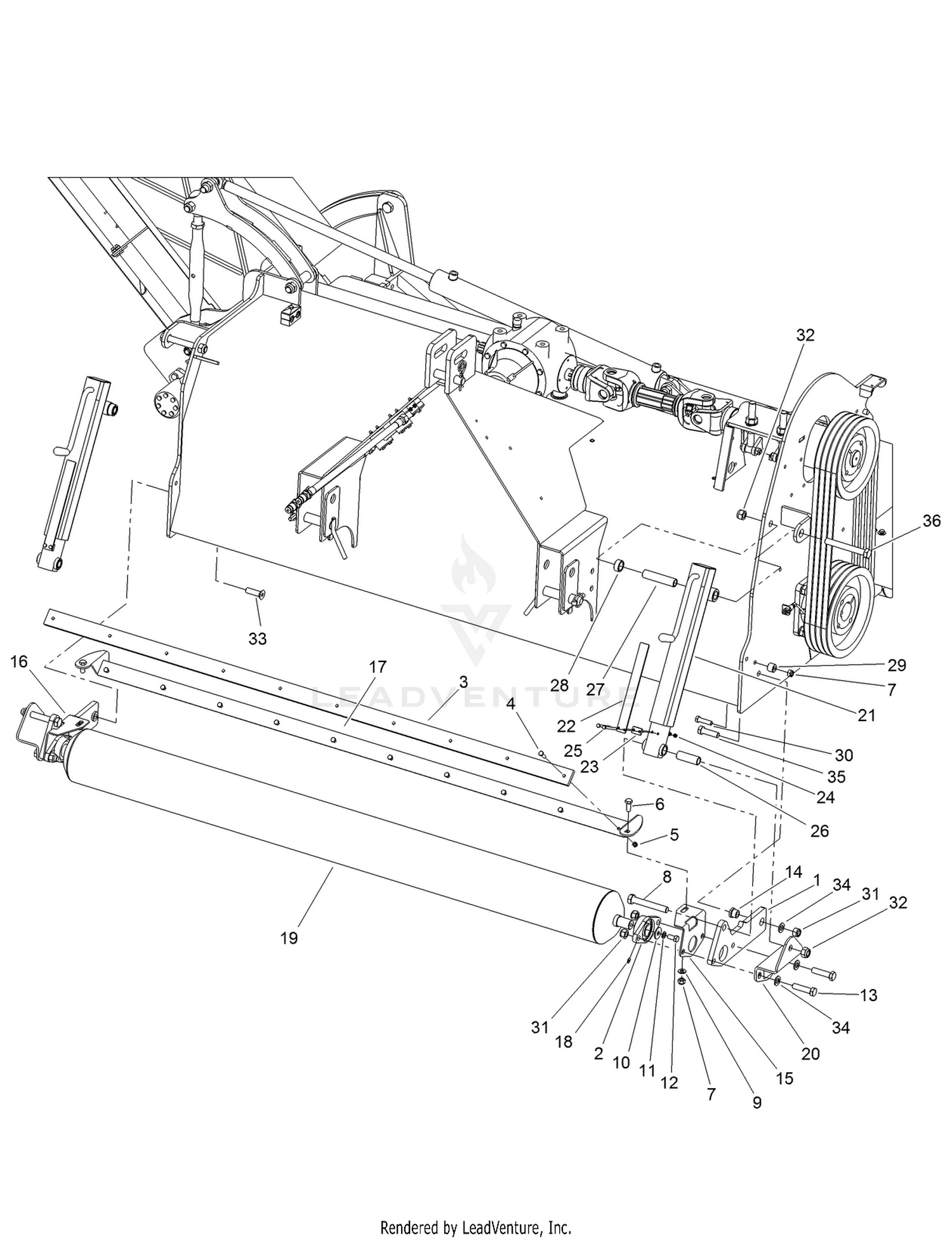 Front Roller Assembly