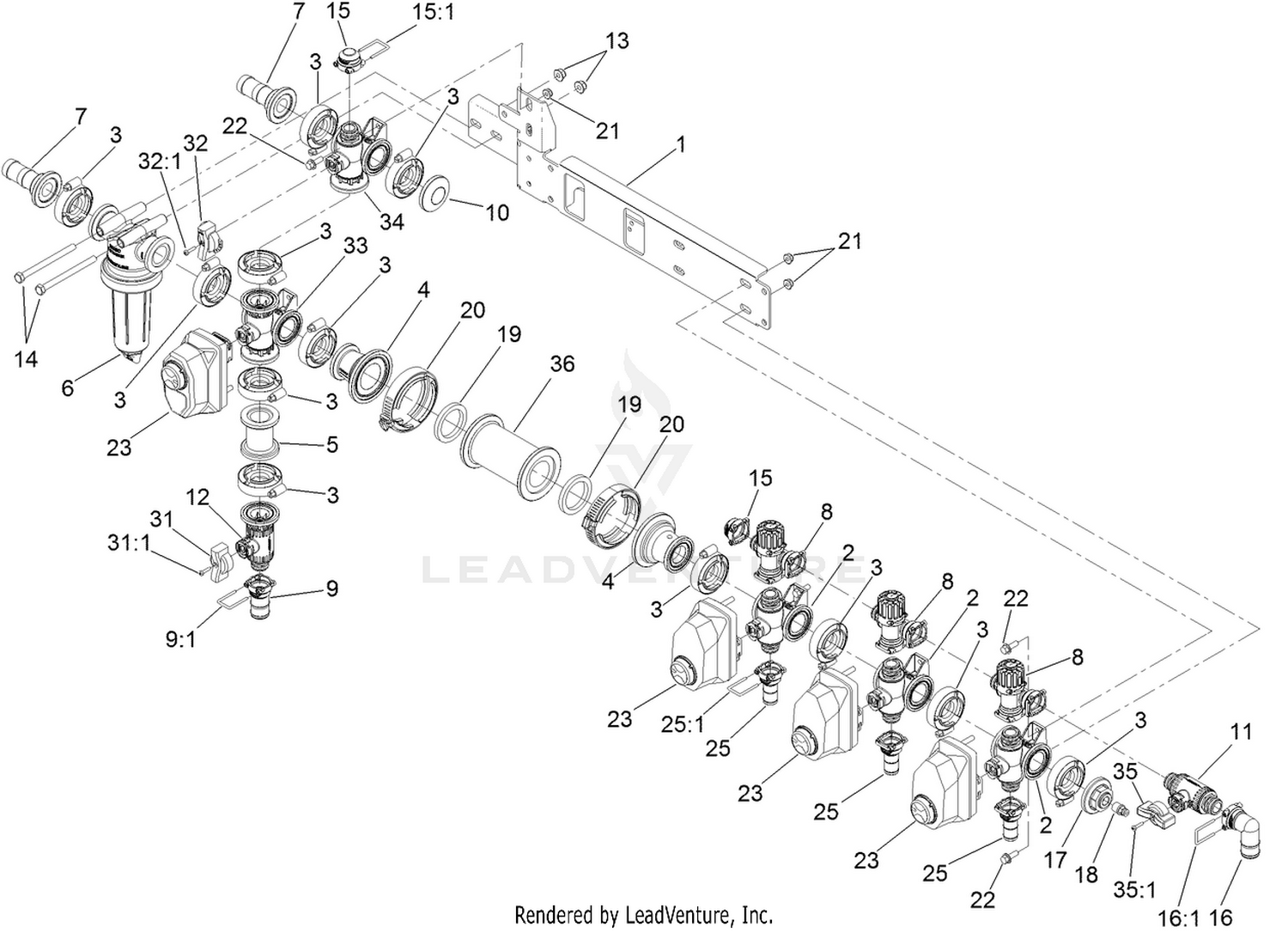 Spray Manifold Assembly